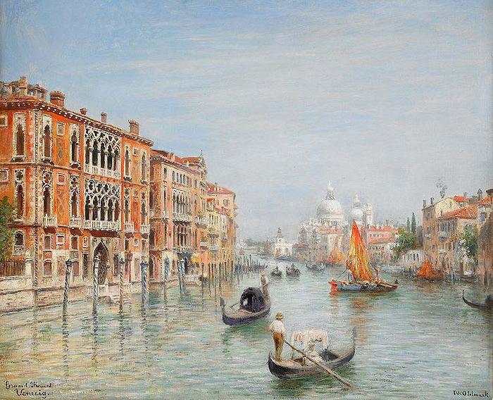 Frans Wilhelm Odelmark Canale Grande - Venice